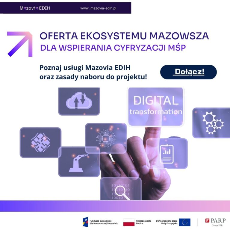 Read more about the article Oferta ekosystemu Mazowsza dla wspierania cyfryzacji MŚP